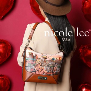 2024 新作 NICOLE LEE ニコールリー HNE16927 レディース ニコル リー 大人リッチ カウガール 斜め掛けショルダーバッグ ミニ バック ビ