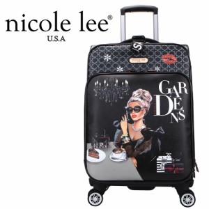 2024  新作  NICOLE LEE ニコールリー LG1420  ニコルリー LADY IN BLACK 45L キャリーバッグ キャリーケース 旅行 バック スーツケース 