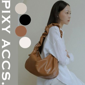 保証付 返品OK  日本正規代理店  2024 PIXY ACCS. ピクシーアックス  GR230001 レディース フリルギャザー ショルダーバッグ  メッセンジ