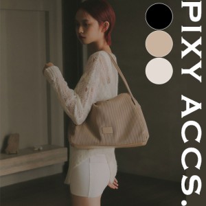 保証付 返品OK  日本正規代理店  2024 PIXY ACCS. ピクシーアックス  GR230009 レディース プリーツ コードレス ハンドバッグ ショルダー