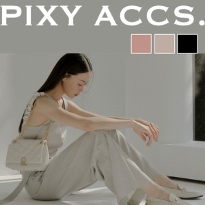 保証付 返品OK  日本正規代理店  2024 PIXY ACCS. ピクシーアックス  PX220026 レディース キルティング チャーミング スモール サイド 