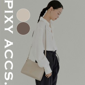 保証付 返品OK  日本正規代理店  2024 PIXY ACCS. ピクシーアックス TP230004 レディース リッチ レザー 2way トートバッグ ポーチ ハン