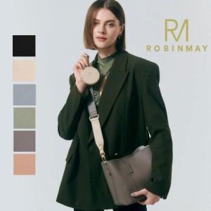 保証付 返品OK 2024 ROBINMAY ロビンメイ 正規代理店 B181 Summer Time Bucket Shoulder Bag レディース RMロゴ バケットバッグ コインケ