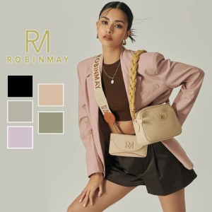 保証付 返品OK  正規品  2024 ROBINMAY ロビンメイ  D098 RM X Ella  Wildflower Crossbody Bag レディース RMロゴ ジャガードショルダー