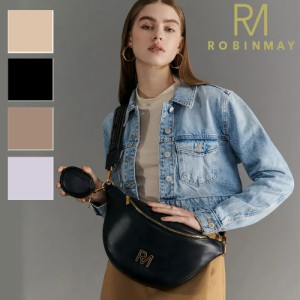 保証付 返品OK  正規品  2024 ROBINMAY ロビンメイ  I038 Mont Chest Bag L  レディース RMロゴ ジャガードロゴ刺繍ショルダー ナナメ掛