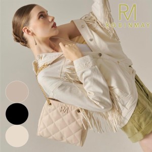 保証付 返品OK  正規品  2024 ROBINMAY ロビンメイ Z308 Joy Shoulder Bag レディース スタイリッシュ RM ナイロンキルティング ショルダ