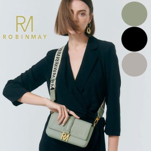 保証付 返品OK  正規品 2024 ROBINMAY ロビンメイ Z337 Lochee Crossbody Bag  レディース RMロゴ アンティーク スクエアショルダーバッ