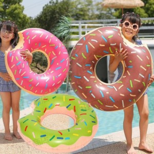 浮き輪 フロート 大人用 子供用 親子 可愛い ドーナツ型 おしゃれ かわいい うきわ 夏 海 海水浴 水遊び プール ビーチ 夏休み お揃い