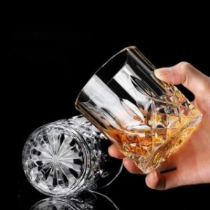 300ml ウイスキーグラス ロックグラス ブランデーグラス ウイスキー　　２個セット クリスタルグラス コップ ビアグラス クリア グラス  