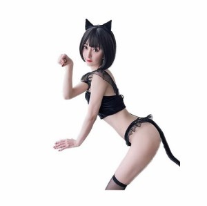 ハロウィン猫コスプレ ランジェリー ベビードール キャット セクシー コスプレ コスチューム 衣装 下着　クリスマス