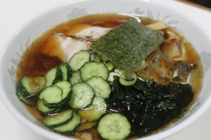 【ラーメン】【山形名物冷やしラーメン/３食分 スープ付】 山形県飯豊町産【送料無料】