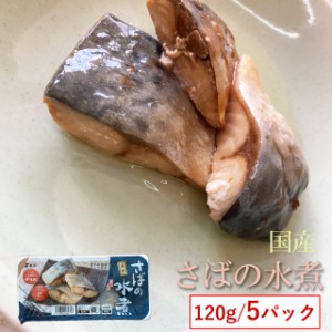 国産 【さばの水煮 120g×５袋】保存料・化学調味料不使用