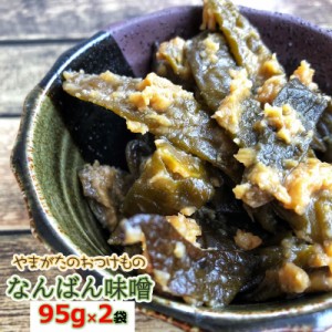 山形県産 山形の漬物 なんばん味噌95g×2袋 家庭用 送料無料 メール便