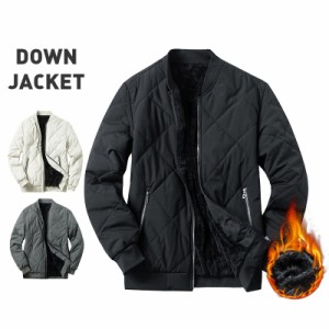 中綿ジャケット メンズ マウンテンパーカー ジップアップ ダウンコート ダウンジャケット アウトドア 防寒防風 上品 中綿 ジャケ