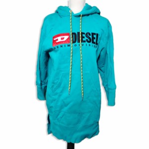 【中古】DIESEL/ディーゼル ロゴ ロング スウェットワンピース[b28-27］