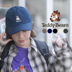 テディベア キャップ レディース 帽子 日除け 秋冬 TeddyBear ローキャップ かわいい 春夏 男女兼用 日除け シンプル 綿100 キャラクター