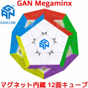 GANCUBE GAN Megaminx M ガン メガミンクス ステッカーレス 12面キューブ 磁石 内蔵 ガンキューブ マグネット 磁気 スピードキューブ ル