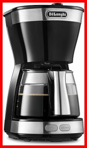 デロンギ(DeLonghi) ドリップコーヒーメーカー 650ml ブラック アクティブシリーズ [5杯用] ICM12011J-BK