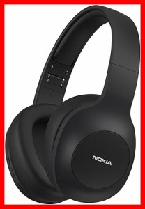 ノキア(Nokia) 【ワイヤレス ヘッドホン Bluetooth 5.0】 ヘッドセット/内蔵マイク付き/無線 3.5mm AUX有線両用/最大40時間連続再生/折り