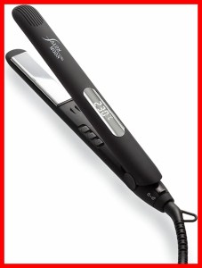 SALONMOON サロンムーン ヘアアイロン ストレート コテ 24mm カール もできる 2way メンズ にも ミラーイオン ブラック プロ仕様 230℃ 