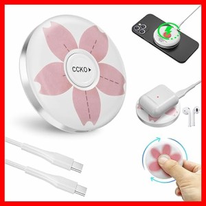 CCKO ワイヤレス充電器 磁気ワイヤレス充電器 【日本PSE認証済み】マグセーフ充電器 15W/10W/7.5W高速無線充電 Type-C入力ポート搭載 for