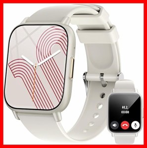 スマートウォッチ レディース iphone アンドロイド対応 通話機能付き smart watch 1.83インチ大画面 IP67防水 防塵 耐衝撃 メンズ腕時計 