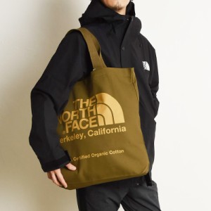 ノースフェイス THE NORTH FACE オーガニックコットン トートバッグ NM82385 レディース メンズ 大きめ 布 アウトドア 鞄 キャンバス コ