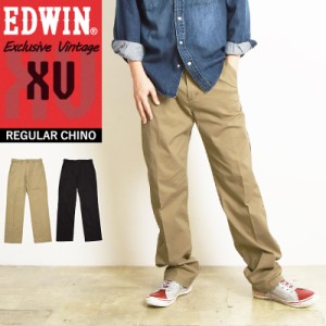 【SALE／10%OFF】EDWIN エドウィン XV レギュラーストレート チノパンツ ストレッチ メンズ ブランド カジュアル アメカジ EXK01