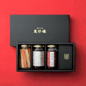 紅白 瓶詰ギフトセット 香辣脆 XO醤 ピクルス 化粧箱入り 横浜中華街 萬珍樓 ギフト お取り寄せ 内祝い 手土産 引き出物 お中元 常温 お