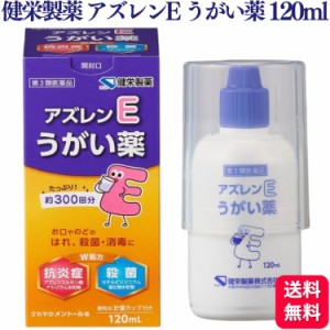 第3類医薬品 健栄製薬 アズレンEうがい薬 120ml 約300回分 うがい薬