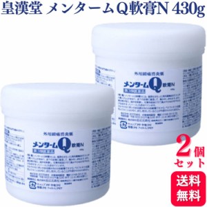 第3類医薬品 2個セット 近江兄弟社 メンターム Q 軟膏N 430g メンタームQ 腰痛 肩こり