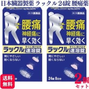 第2類医薬品 2個セット 日本臓器製薬 ラックル 24錠 腰痛 痛み止め