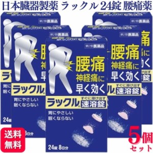 第2類医薬品 5個セット 日本臓器製薬 ラックル 24錠 腰痛 痛み止め