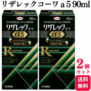 第1類医薬品 2個セット 興和 リザレック コーワa 5 90ml 育毛剤 育毛