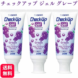 3個セット ライオン チェックアップ ジェル グレープ 60g