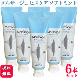 6個セット 松風 メルサージュ ヒスケア 80g ソフトミント フッ素1450ppm配合 歯科専売品