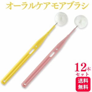 12個セット  オーラルケア モアブラシ イエロー/ピンク