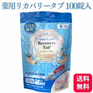 薬用リカバリータブ RecoveryTab 100錠入 医薬部外品 入浴剤 炭酸泉