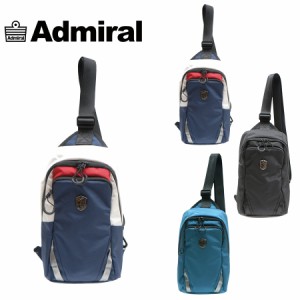 【Admiral】AAPK-03 ボディバッグ 斜め掛け シンプル かっこいい おしゃれ ブランド かわいい カラー ブラック ブルー スカイ ネイビー 