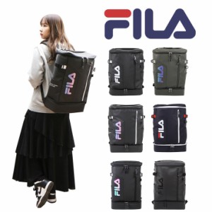 【ポイント10倍】FILA フィラ サイン デイパック 35L 7763 リュックサック バックパック スクエア メンズ レディース 男女兼用 アウトド