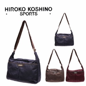 HIROKO KOSHINO SPORTS コシノヒロコ HSBO4910 ショルダーバッグ 横型 ヨコ型 ショルダー バッグ 斜め掛け 肩掛け カバン サコッシュ レ