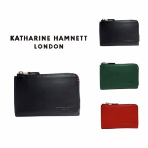 KATHARINE HAMNETT LONDON キャサリンハムネットロンドン MINERAL ミネラル 490-50703  本革 二つ折り財布 ミドルウォレット 札入れ 牛革