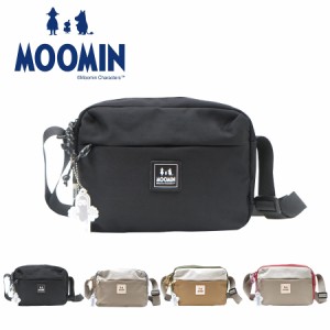 【MOOMIN】RMNL-02 ショルダーバッグ ムーミン お出かけ 旅行 便利 軽撥水 長財布 ポーチ ユニセックス デザイン ヌメ革 ワッペン ロゴの