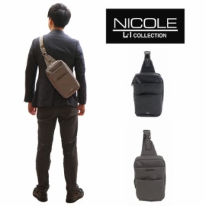 【正規取扱店】NICOLE ニコル リップル NIL272 ボディバッグ ワンショルダー バッグ メンズ 男性 かっこいい カジュアル きれいめ おしゃ