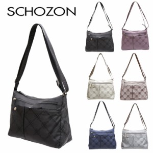 SCHOZON ショゾン 11-2002 リエート ショルダーバッグ 普段使い お出かけ 小旅行 トラベルバッグシリーズ グレージュ ブラック ネイビー 