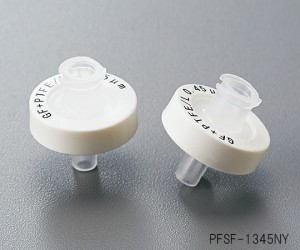 3-6584-03　シリンジフィルター （プレフィルター付き） PTFE（四フッ化エチレン） φ25mm/0.22μm