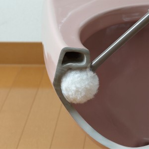 トイレブラシ トイレクリーナー トイレ掃除 ブラシ 収納 便器 フチ裏 省スペース 掃除用品 トイレグッズ コーティング用トイレクリーナー