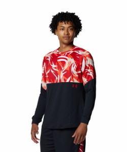 (アンダーアーマー）UNDER ARMOUR ＵＡ　ＬＯＮＧＳＨＯＴ　ＬＳ　　１．５　ＰＲＩＮＴ バスケットボール Ｔシャツ 1375341-003