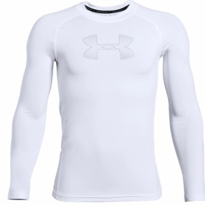 (アンダーアーマー）UNDER ARMOUR ＵＡ　Ａｒｍｏｕｒ　ＬＳ 競技 長袖ウェア 1343014 101 WT/