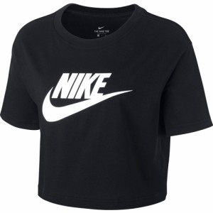 (ナイキ)nike 　ウィメンズ　エッセンシ　ャル　クロップ　アイコン　フ トレーニングウエア 半袖Ｔシャツ BV6176-010